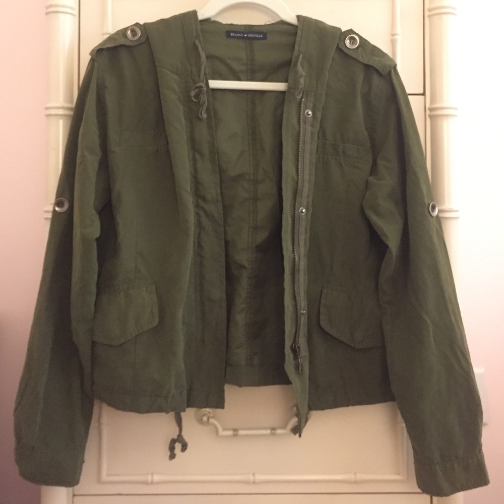 Rare Brandy Melville Army Green Jacket